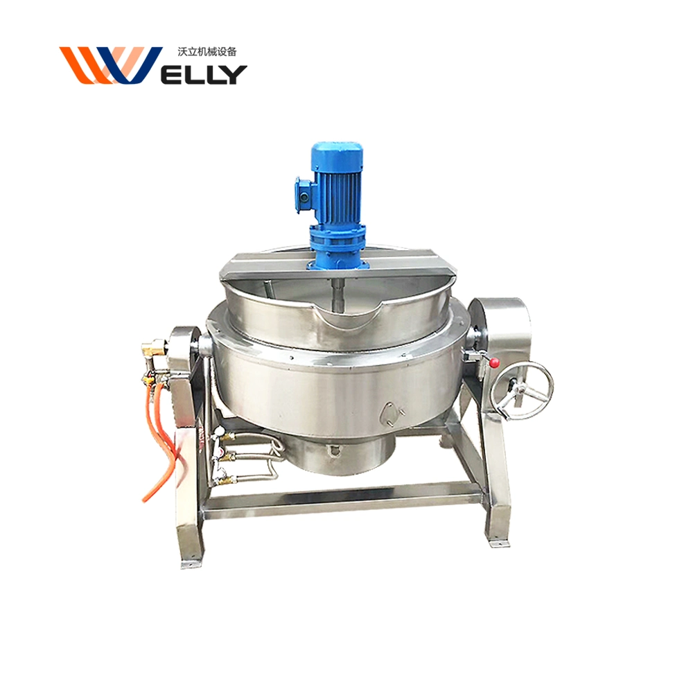 Best Price Cooking Machine for Jam Double Jacketed Cooking Mixer for Sugar Candy Choclate Vegetable and Fruit