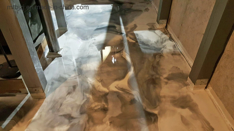 Mtbjzj High End Metallic Epoxy Resin Floor Coating