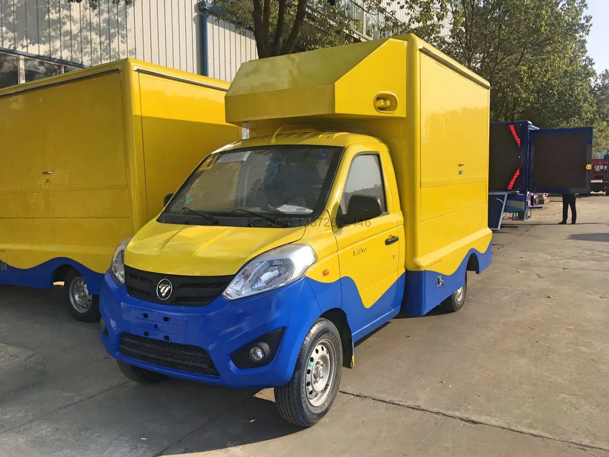 De bonne qualité du café de crème glacée Foton Auman Mini camion alimentaire