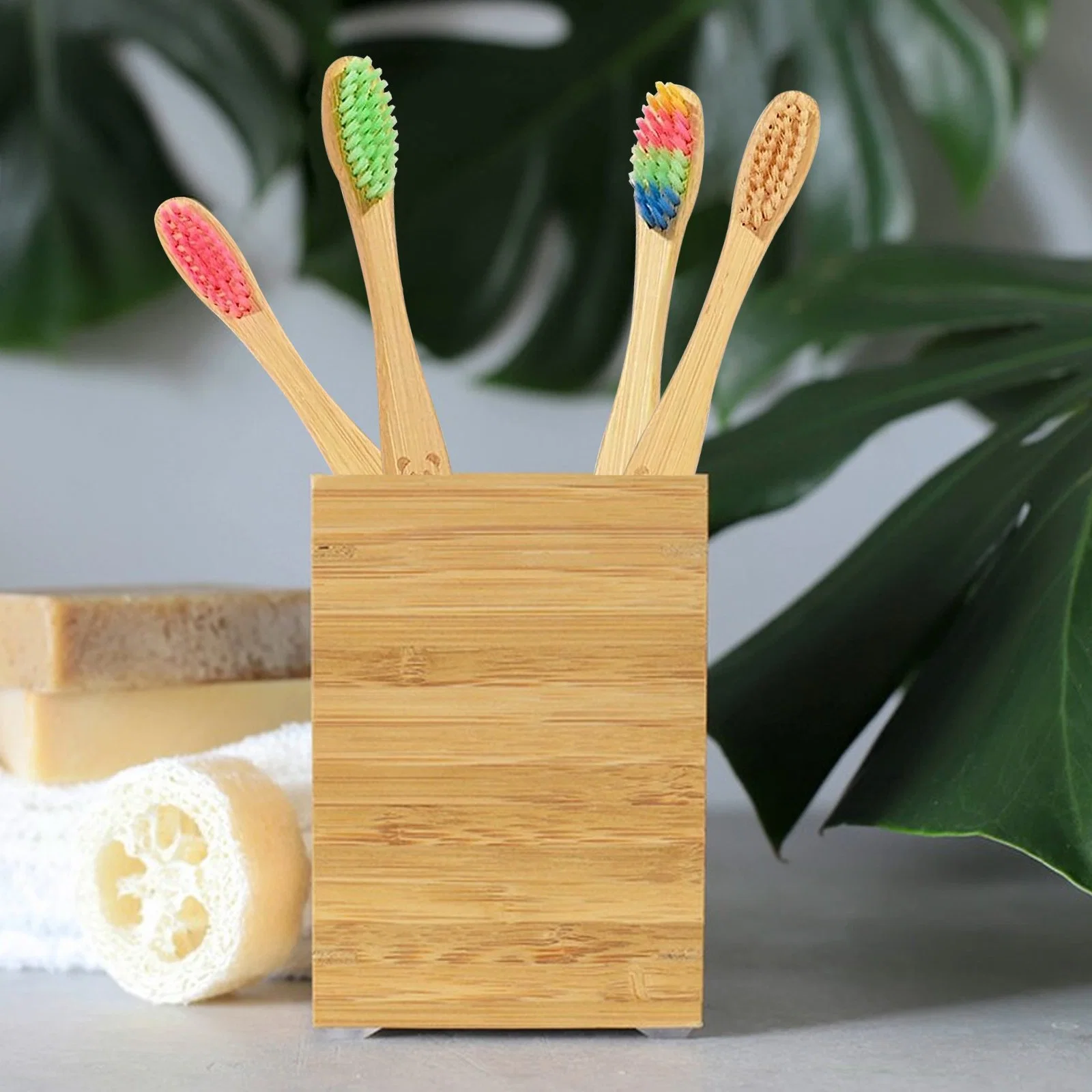 Hot Sale Non-Plastic Customized Bamboo Toothbrush