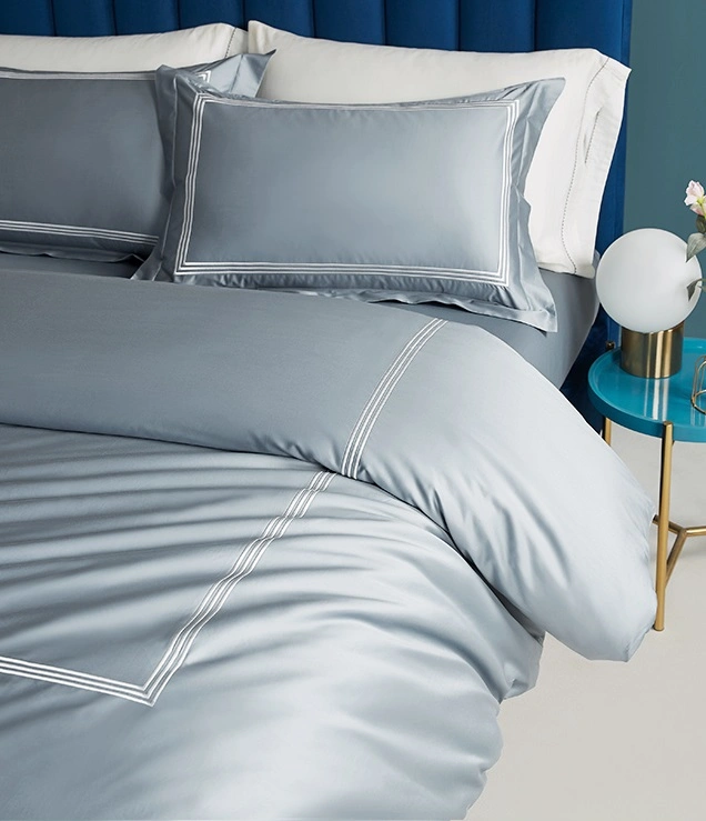 Hotel confortável cama Queen Size Conjuntos de roupa de cama descartáveis lençóis 100% poliéster Lençol Definido