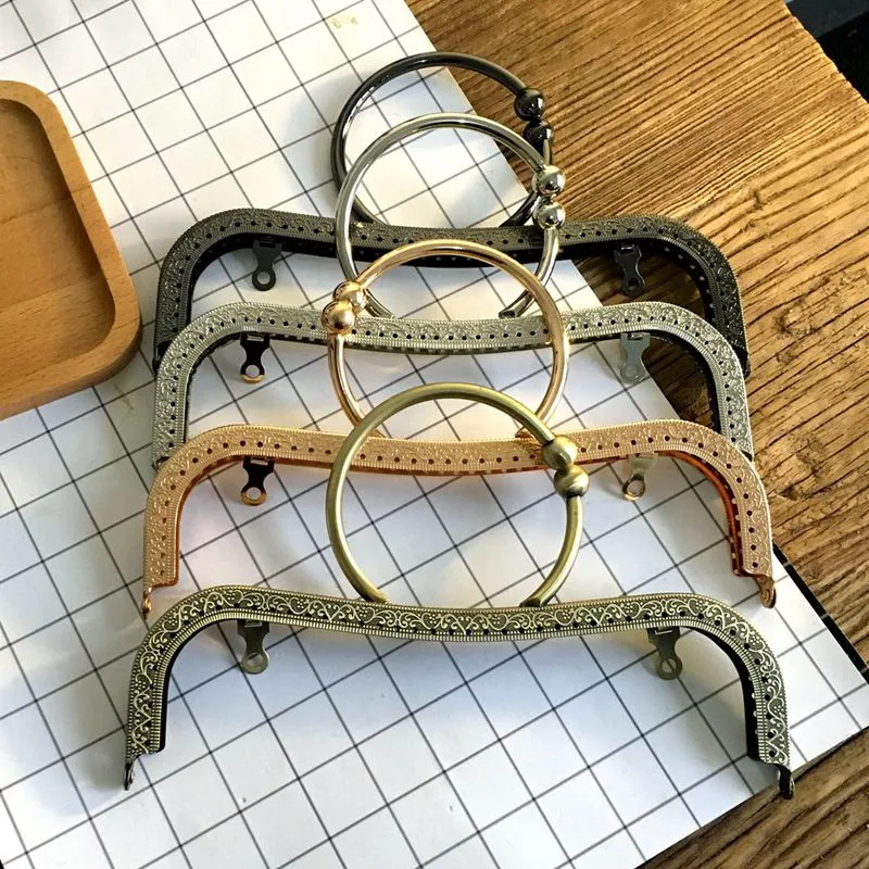 Custom Box Clutch Bag Metal Frame Zinc Alloy Purse Frame Handbag Hardware Accessories