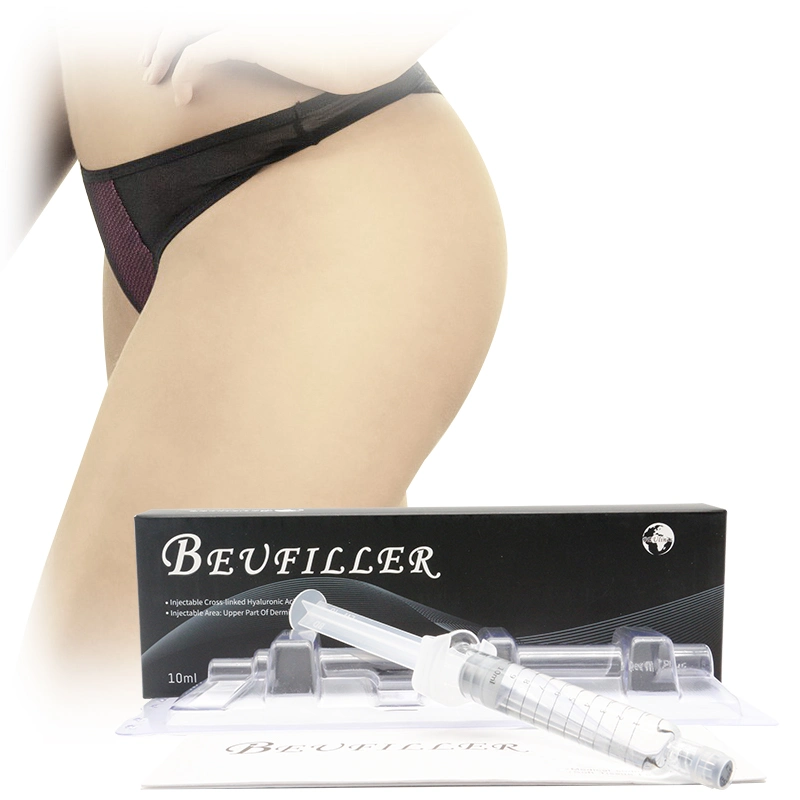 Ha Hyaluronic Cross Linked Acid Deep Dermal Filler Injection 1ml 2ml 10ml for Face Butt Breast