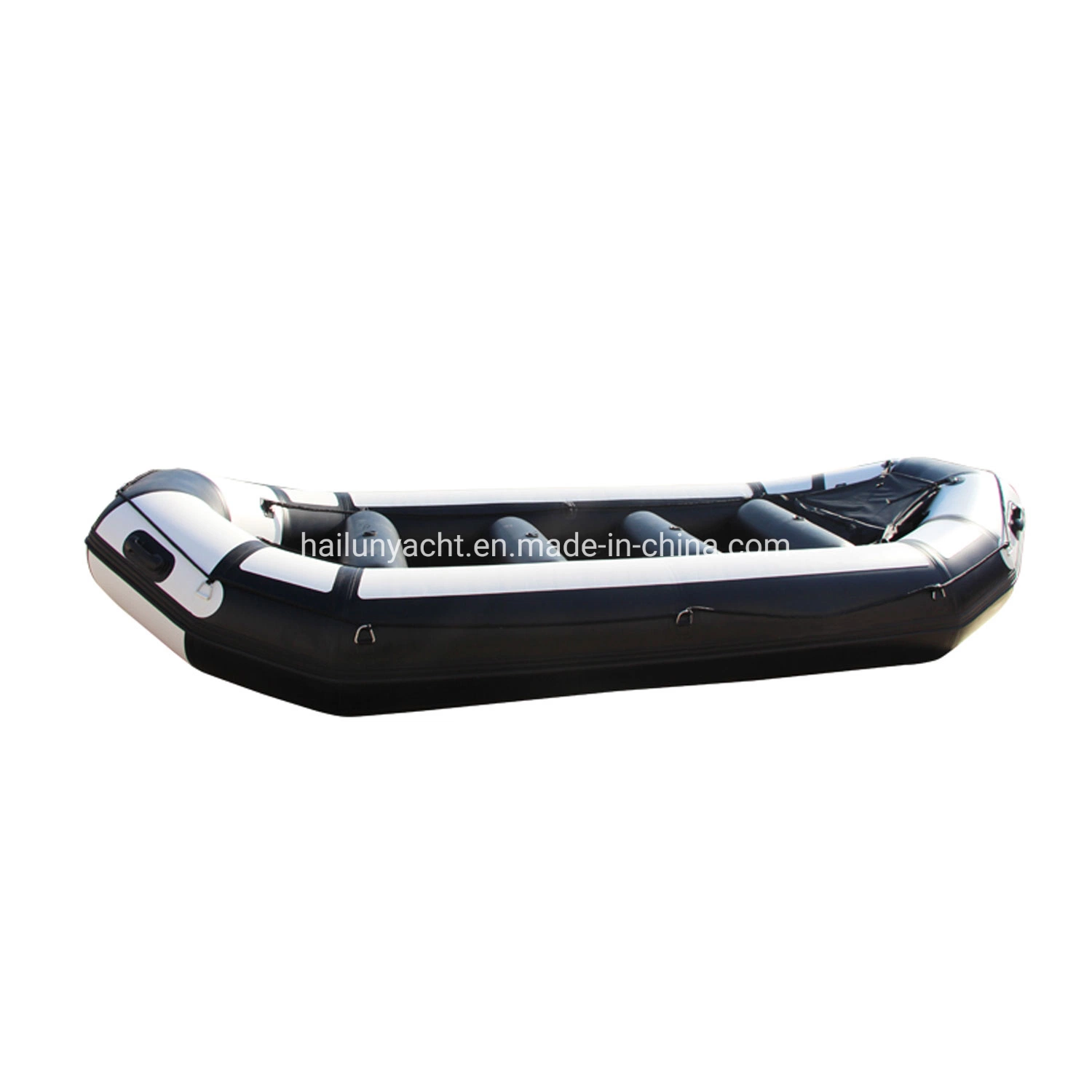 Barco insuflável de jogo aquático com 10 pessoas diversão Barco de salvamento de piso insuflável em PVC, jangada de rio White Water Heavy Barco de trabalho/Pesca