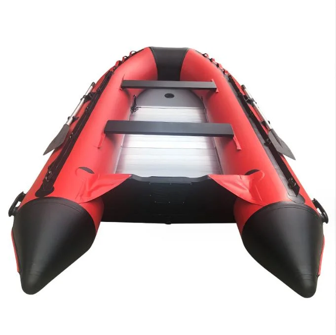 Factory Red Flood Control Fishing Rubber Life Boat with Drain