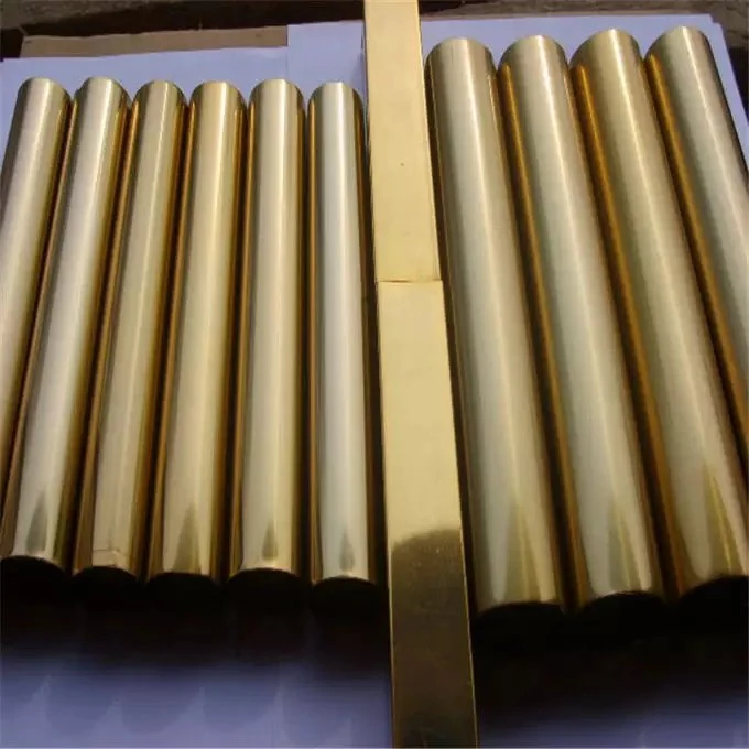 Round Stainless Gold Color Golden Polishing Stainless Steel Tube Polished Pipe