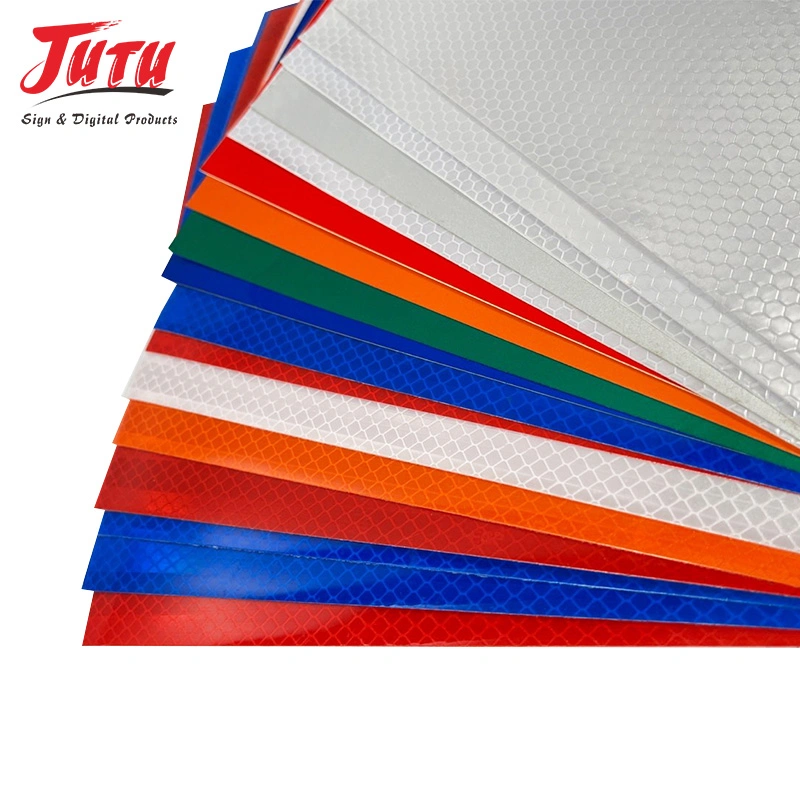 Jutu China Manufacture Guarantee 7 Years Acrylic Reflective Film for Warning and Advertising