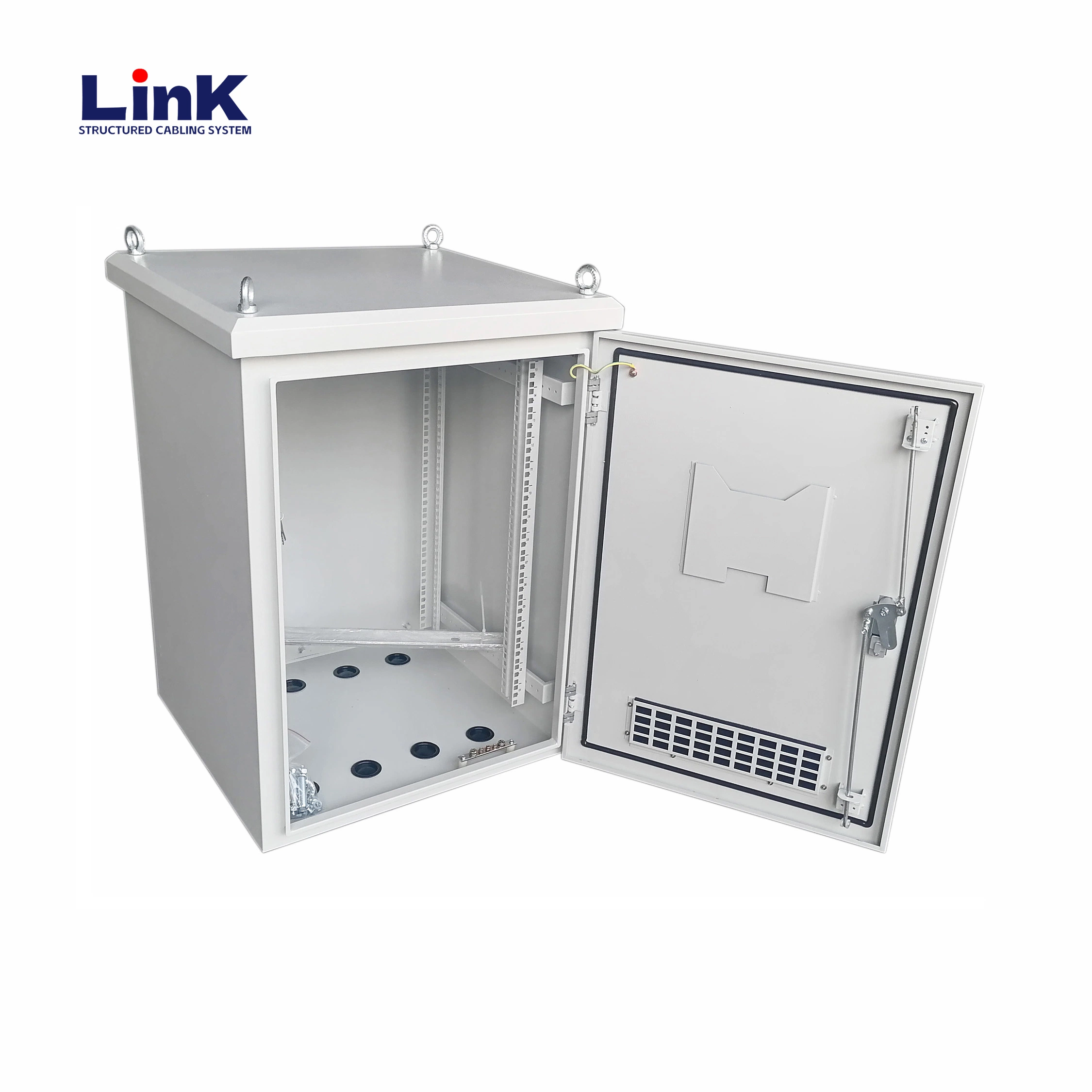 Wall Mount IP55 Outdoor Telecom Cabinet with Fan