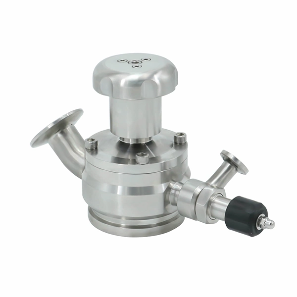 Sanitary SS316L Flush Bottom Valve with Aseptic Sampling Valves