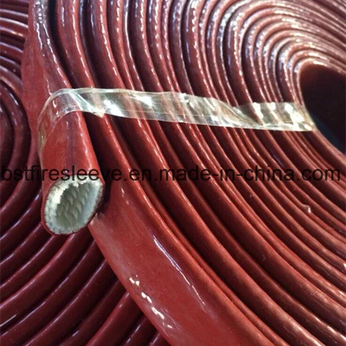 Molten Metal Splash Radiant Heat Abrasion Resistant High Temperature Protection Materials Fire Sleeve Silicone Braided Insulation Hose Fiberglass