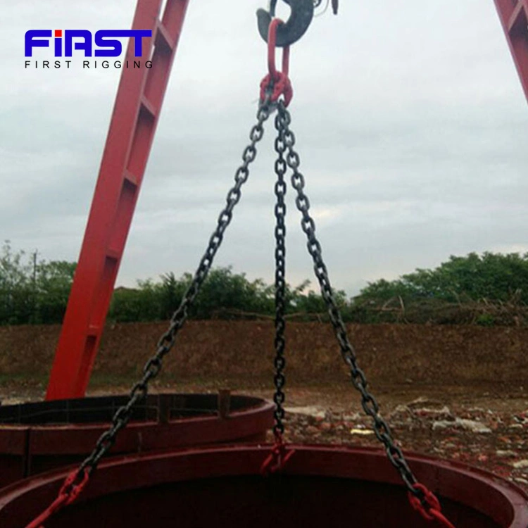 Drop Forged Locking Safety Crane Hook Chain Sling with ISO9001 Certificates