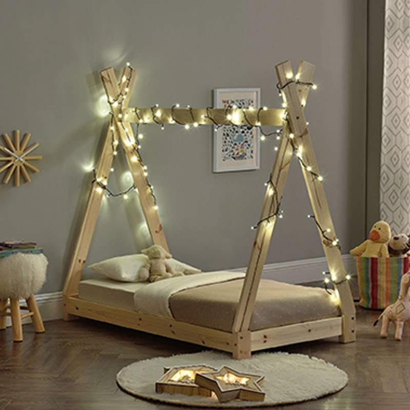 Spezielles Design Heißes Verkaufendes Weißes Holz-Baumhaus Baby-Bett Zimmerbett