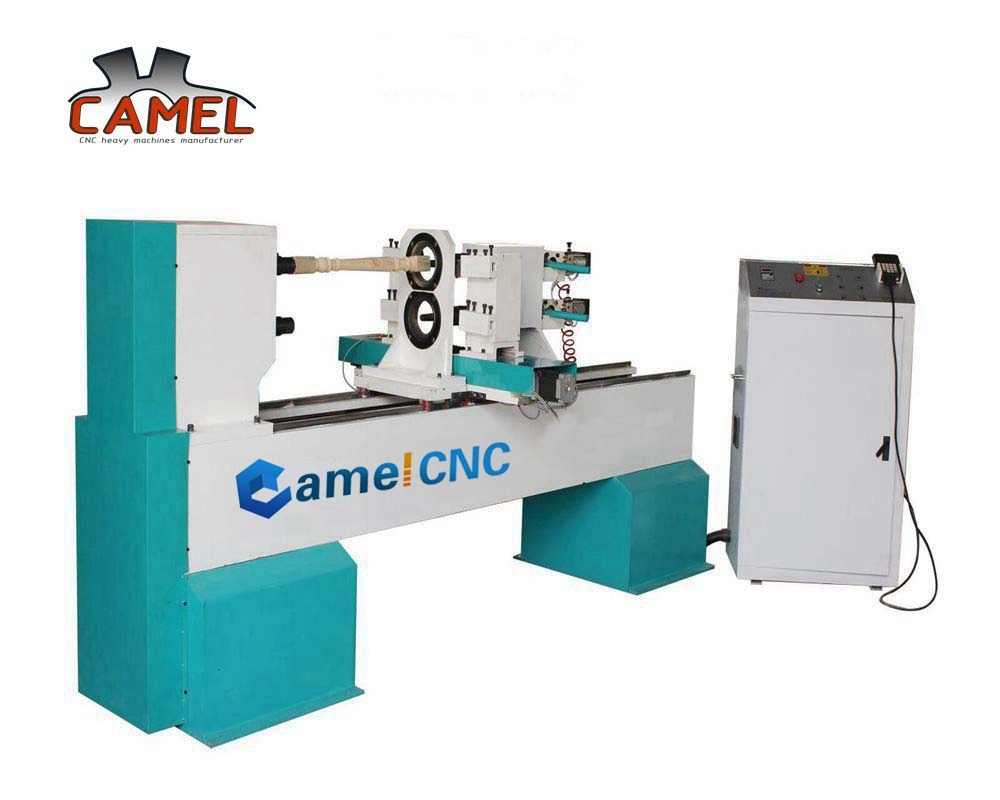 China Camel CNC Herstellung 1530 Stuhl Bein CNC Holzdrehmaschine Drehmaschine mit vertikaler Spindel