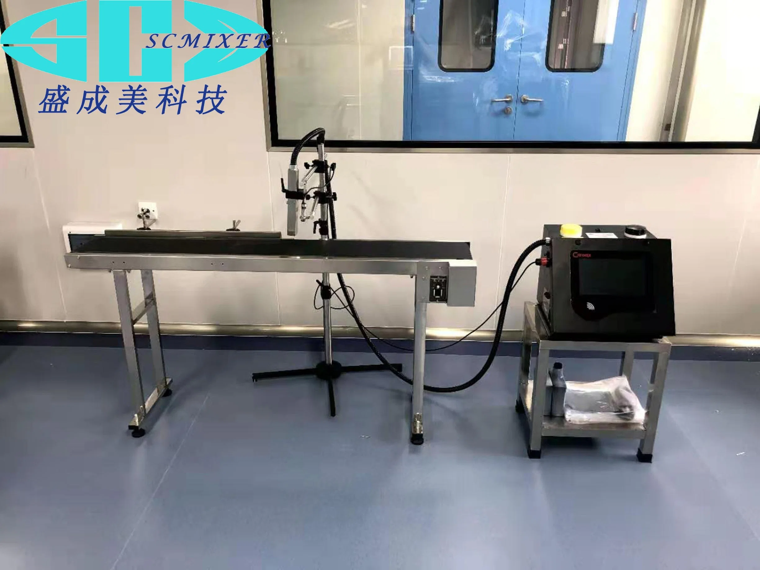 Scmixer impresora de códigos de inyección de tinta pequeña máquina de impresión de botellas