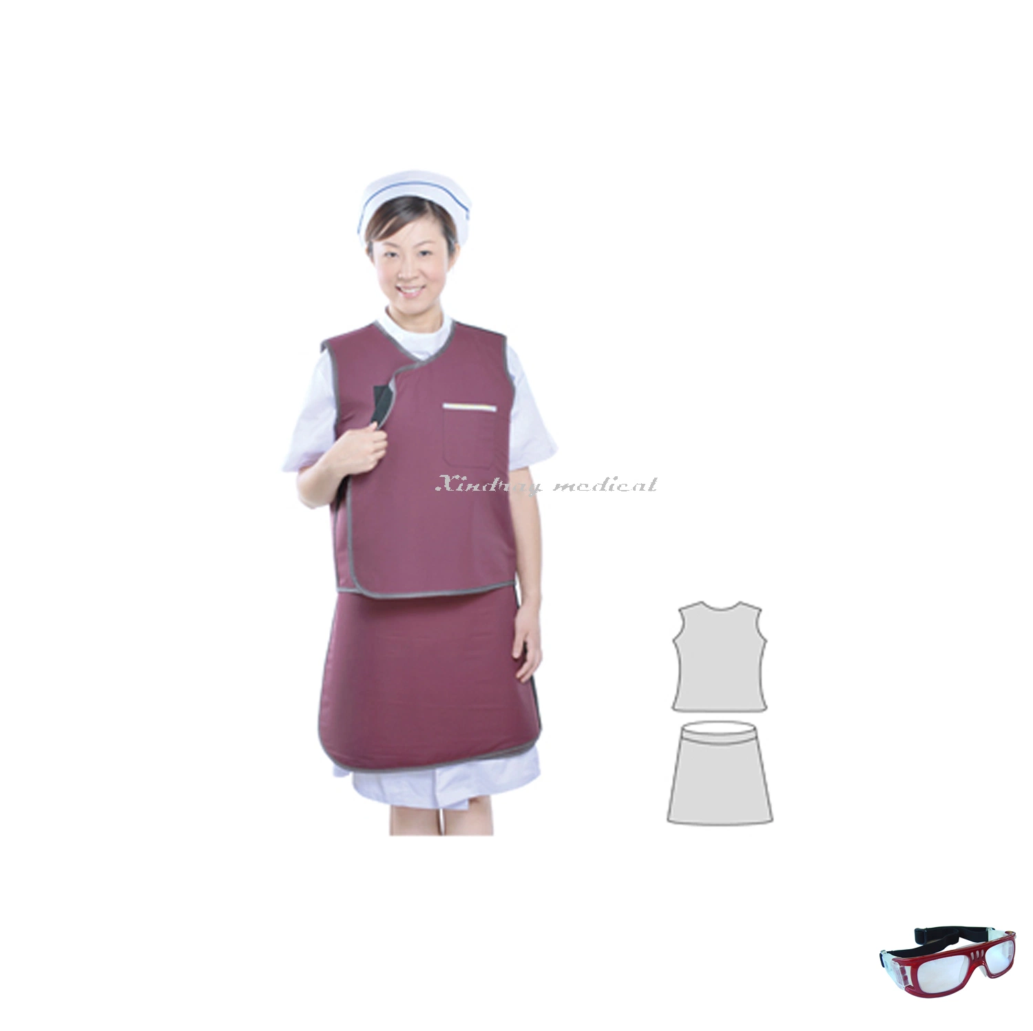Factory Directly Sell Mode X Ray Protective Lead Apron Set with Radioactive Shielding with Good Quality