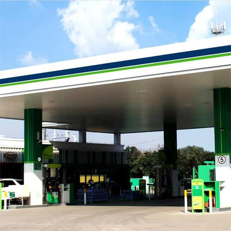 Preço competitivo alta resistência peso leve estrutura de aço gasolina hidrogénio Estação de enchimento de gás