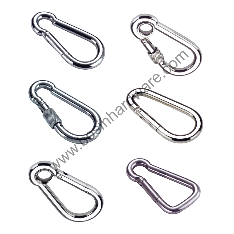 Metal Snap Hook with Eyelet for Wire Cable