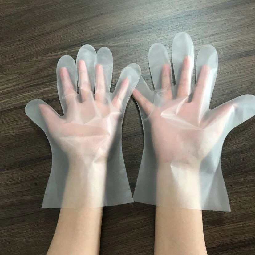 New Generation Plastic Disposable TPE Gloves for Food Using