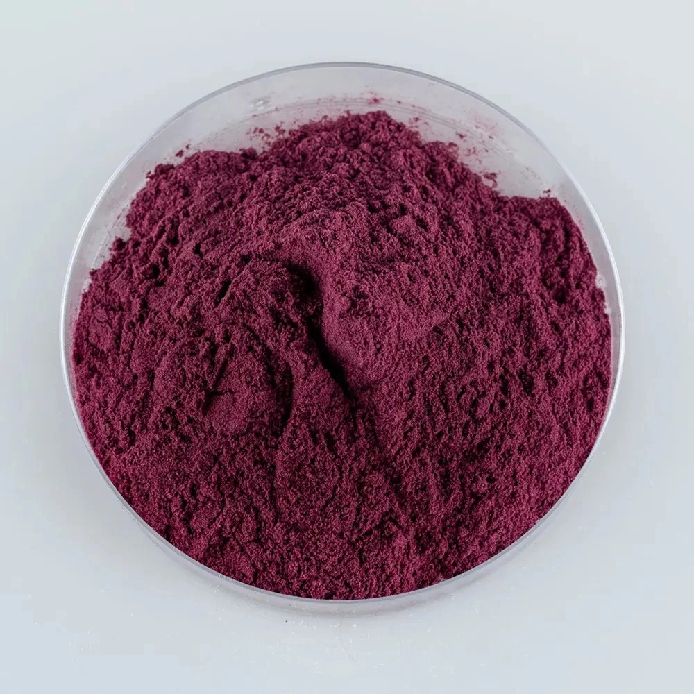 E. K Herb China Manufacturer Top Quality100% Organic Raw Material Food Grade Water Soluble Mulberry Extract Anthocyanin 25% Morus Alba L. Mulberry Fruit Extract