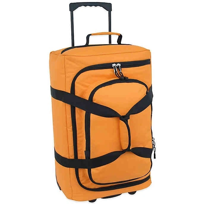 Trolley Reisetasche mit Gepäck für Sport, Militär, Duffle