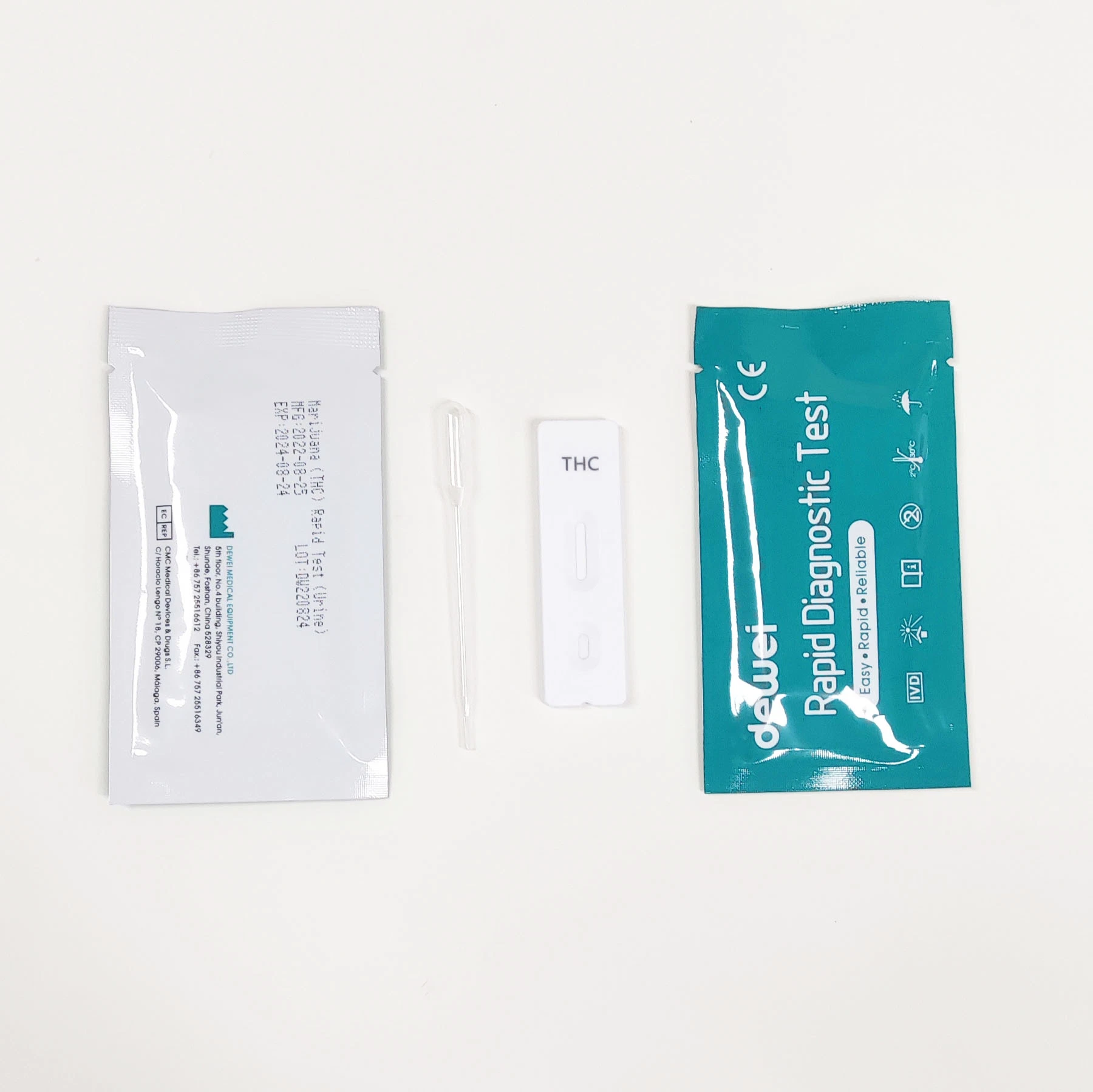 Poct Multi-Drug Rapid Test Urine Cup Cassette Dipstick Card Thc/Coc/Mop/Opi/AMP/Met/Bzo