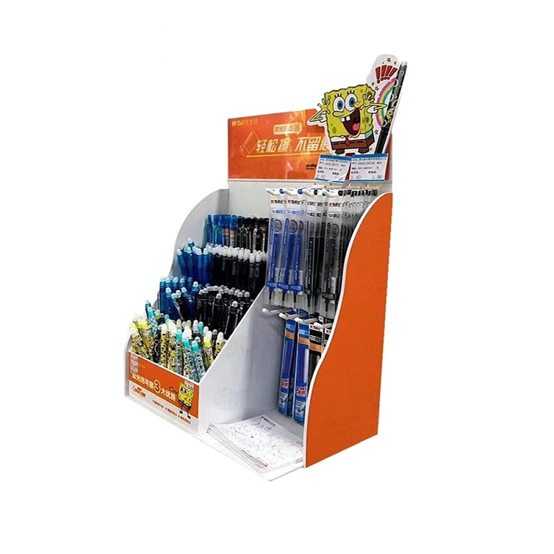 Plastic PVC Foam Board Counter Display Box Mobile Phone Accessories PDQ Counter Top Display Stand