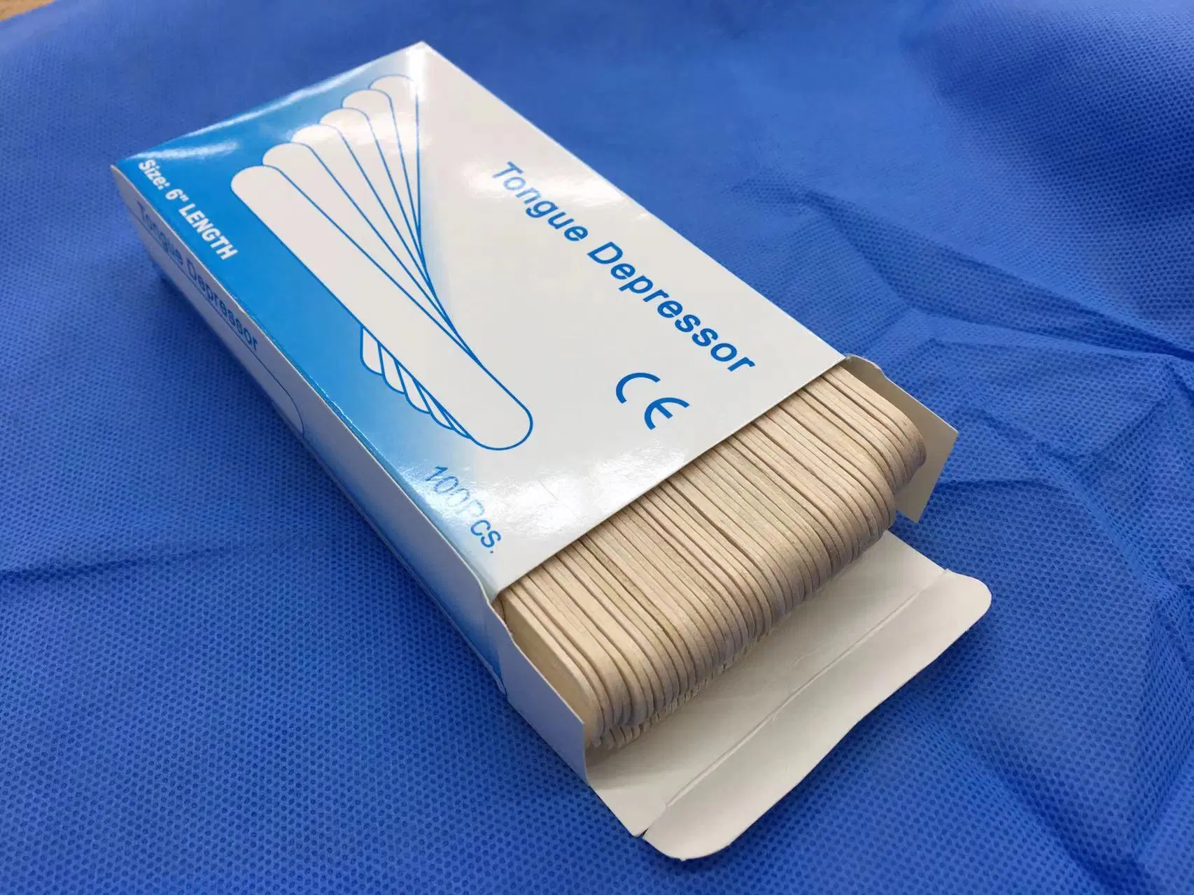 Good Quality Cheap Price Non-Sterile Tongue Depressors Wooden for Hospital