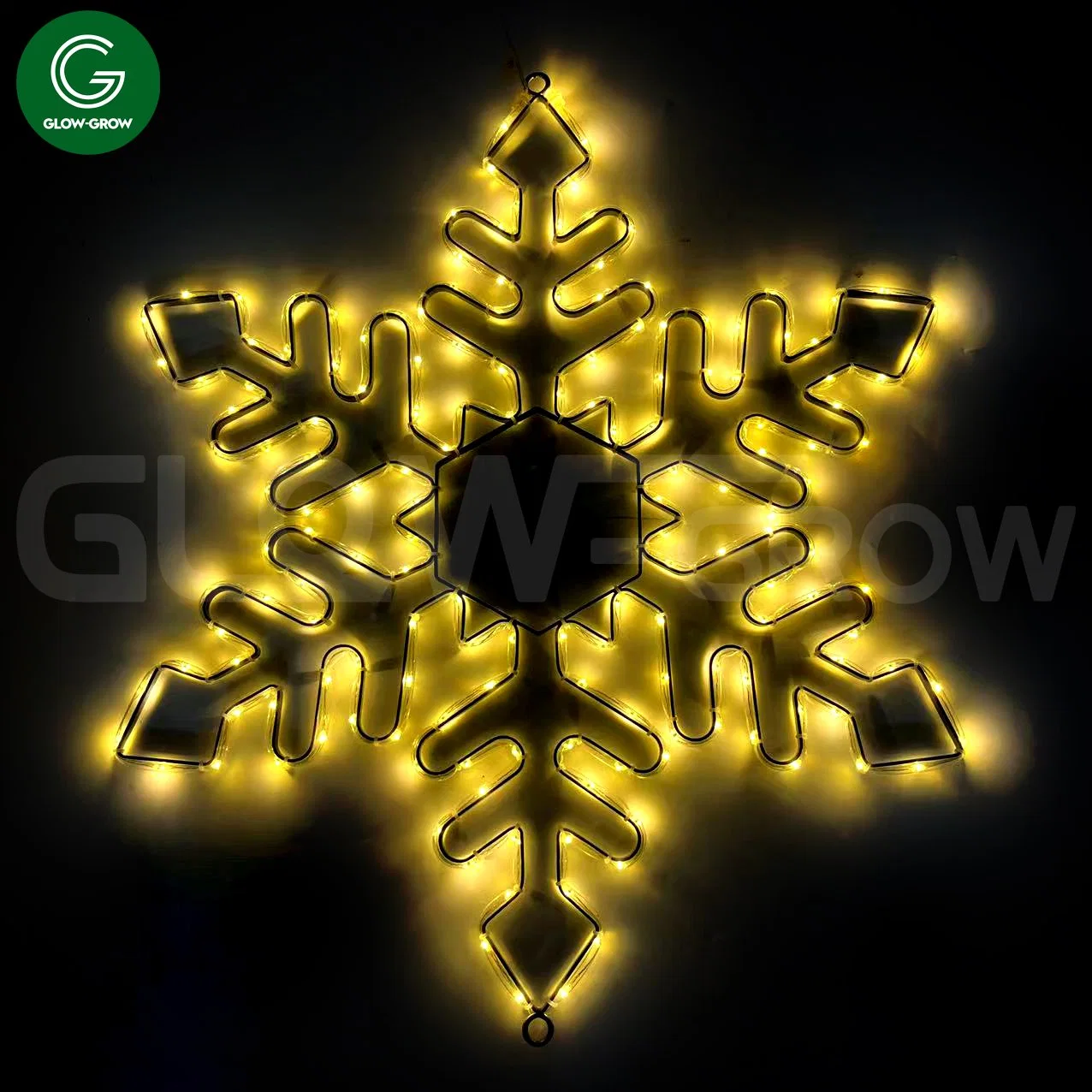 Indoor Snowflake Motif LED Rope Light for Wedding Home House Christmas Xmas Decoration