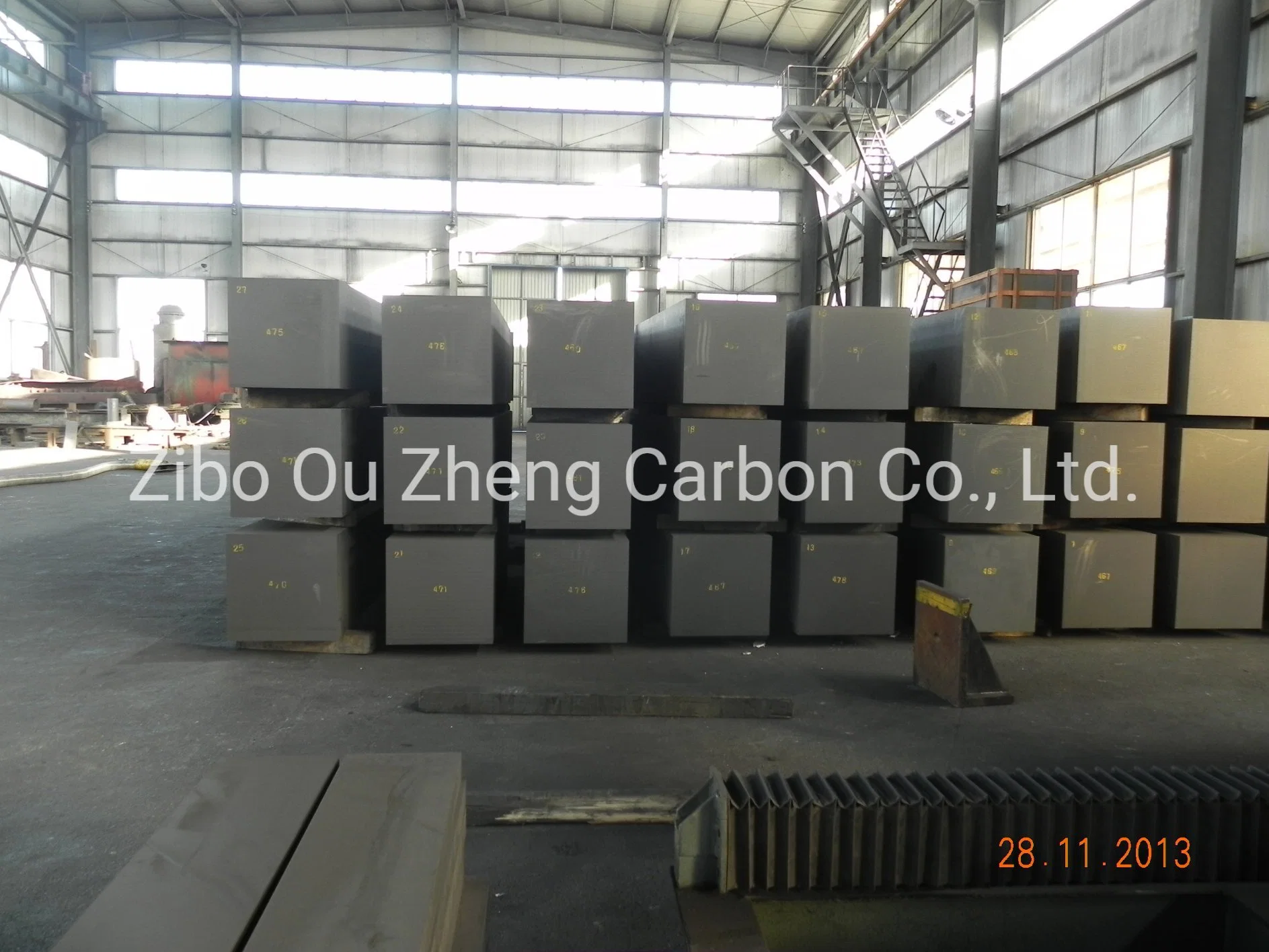 High Strength Good Lubrication Graphite Blocks Using in Furnace of Steel-Making