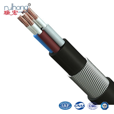 Low Voltage 0.6/1kv 16mm 4-Core 2.5mm 4mm 16mm 25mm Copper Armored Metal Clad Power Cable