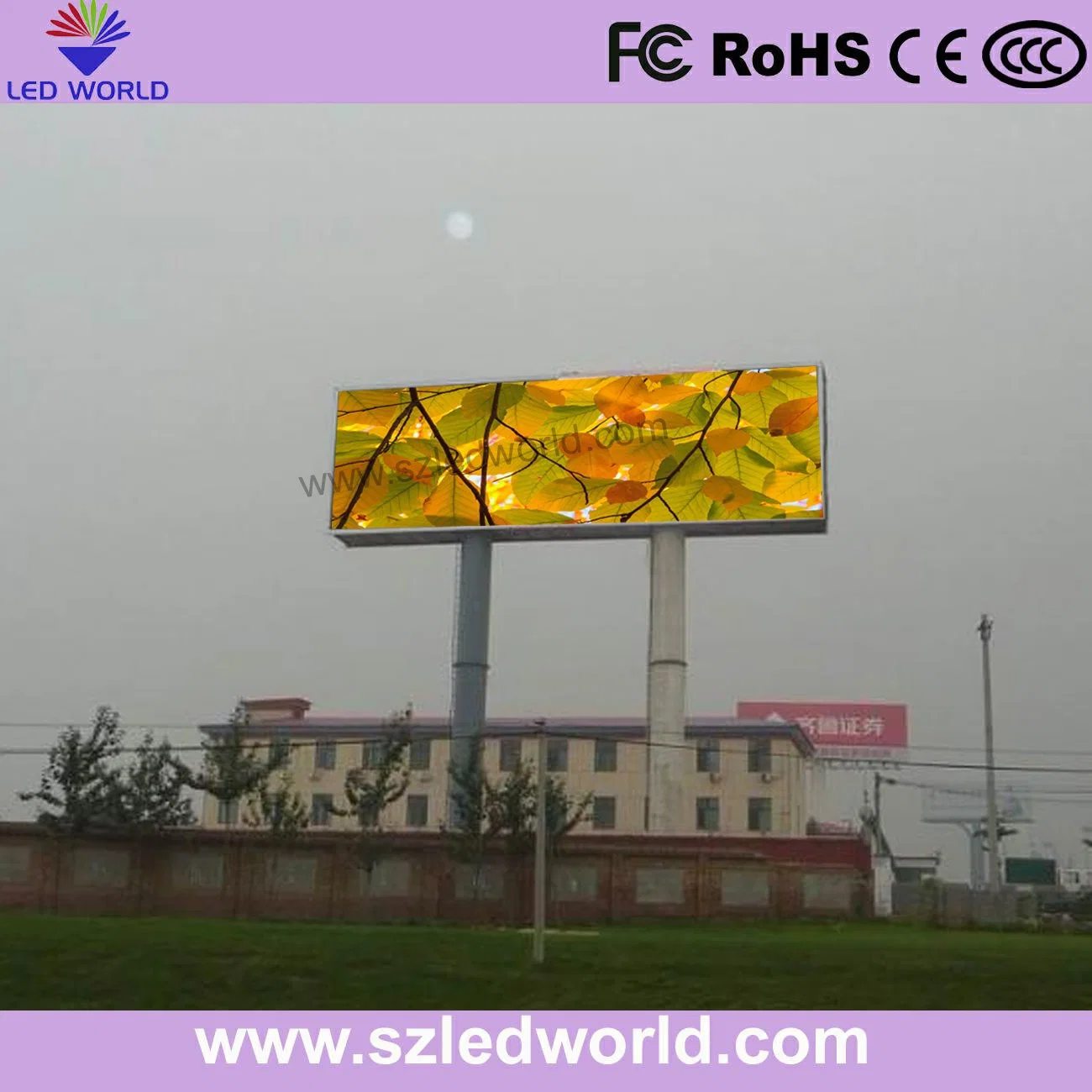 P8 Outdoor SMD Iron Cabinet LED Display Video Screen