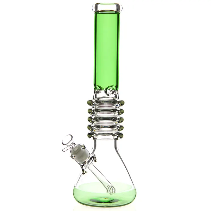 Dicke Big Grip Becher Hand mit bunten Recycler Öl und Tabak DAB Rigs Rauchen Wasserpfeife