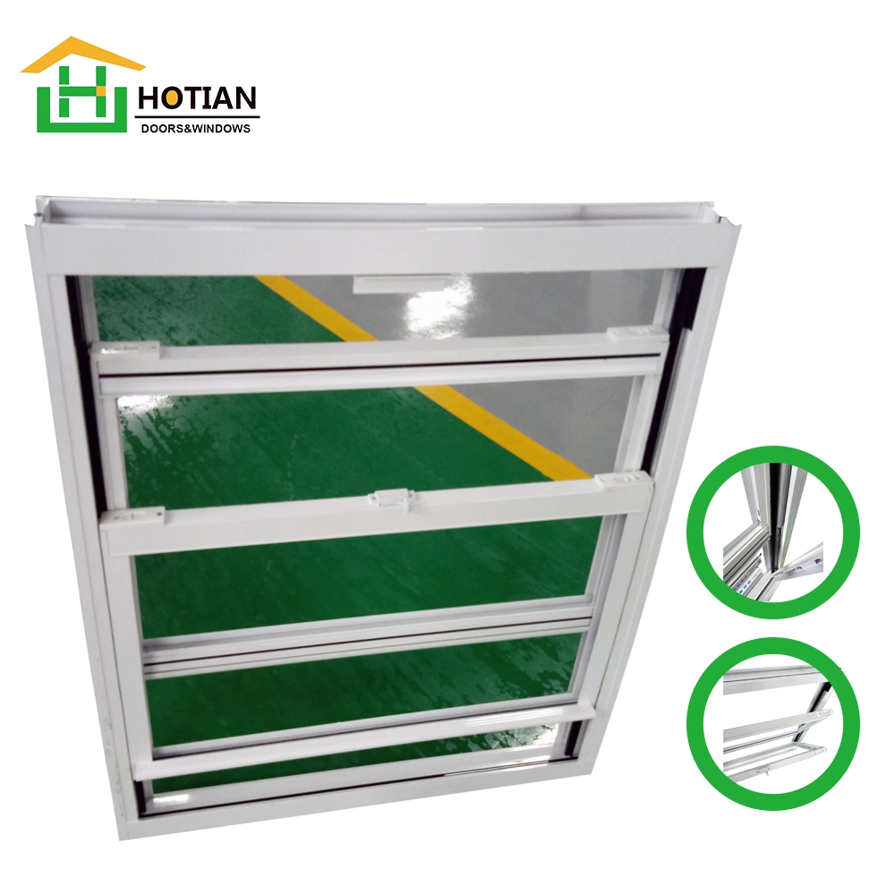 Windproof Hurricane Impact Double Hung Double Tilt Good Quality Windows