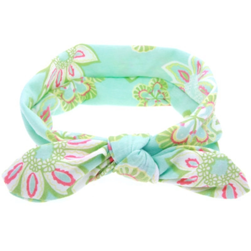 Serre-tête de bébé fille style vintage à imprimé fleuri style élastique Accessoires pour cheveux pour le style floral Bohemian Esg13506