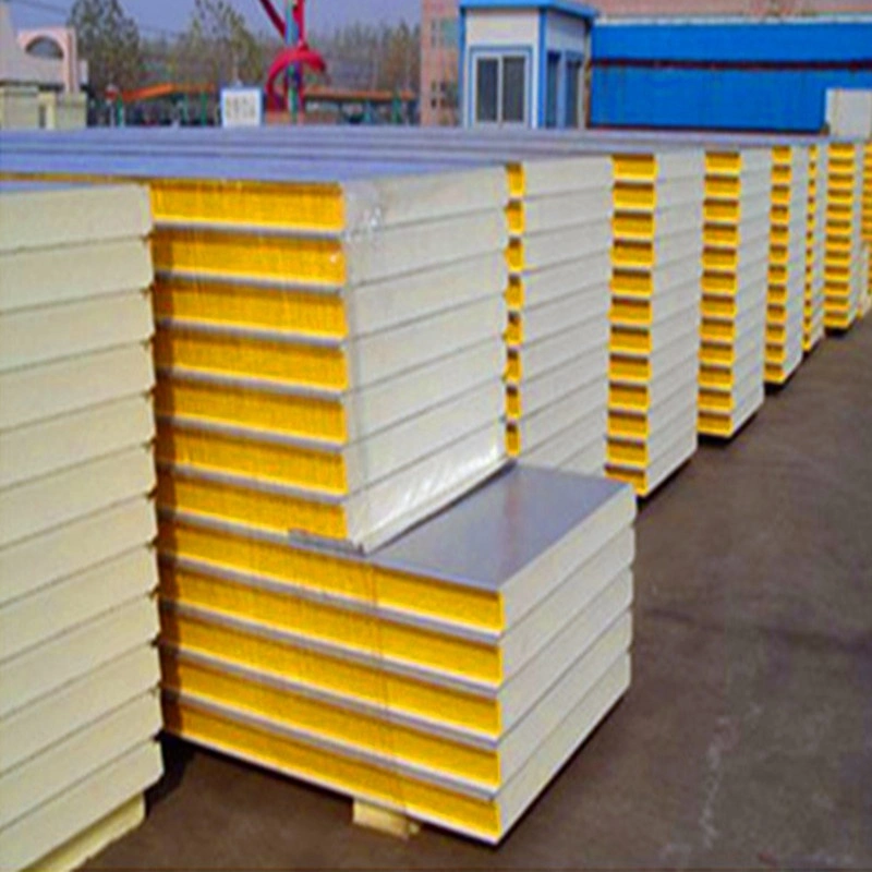 Fire Resistance Rockwool/EPS/PU/PIR Sandwich Panel for Prefab House