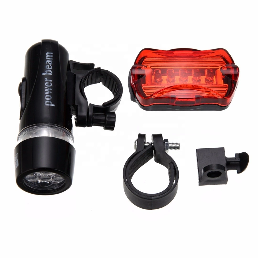 Attachable and Adjustable Front and Set Bicycle Lights Front and Back LED Bicycle Light Set