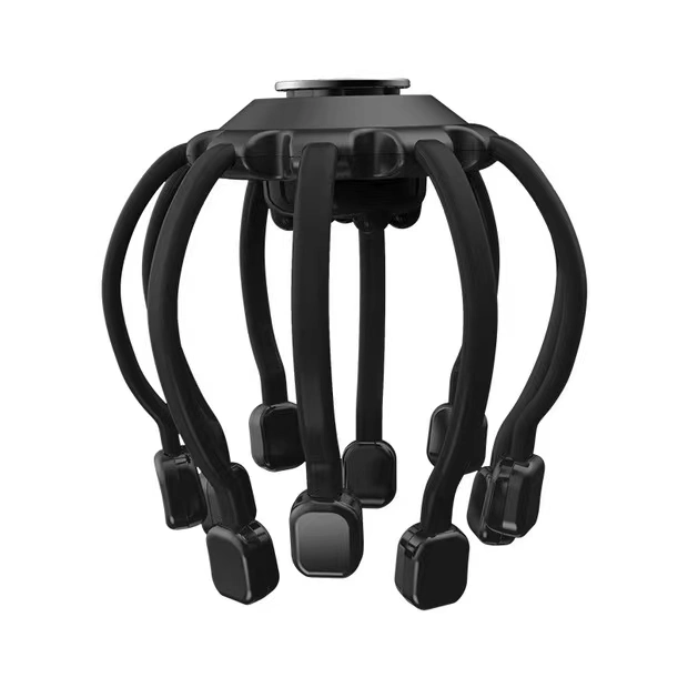 Vente en gros télécommande électrique rechargeable flux sanguin tête de cuir chevelu 3D Masseur