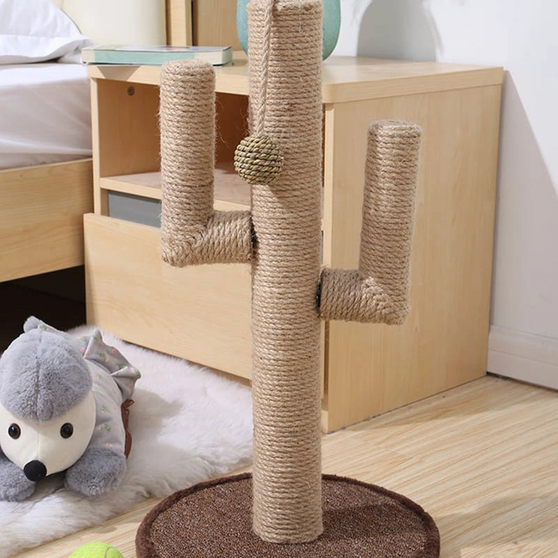 Pet Cat Scratcher Mayorista/Proveedor de Juguetes Juguetes de Sisal arañazos de gato Tree