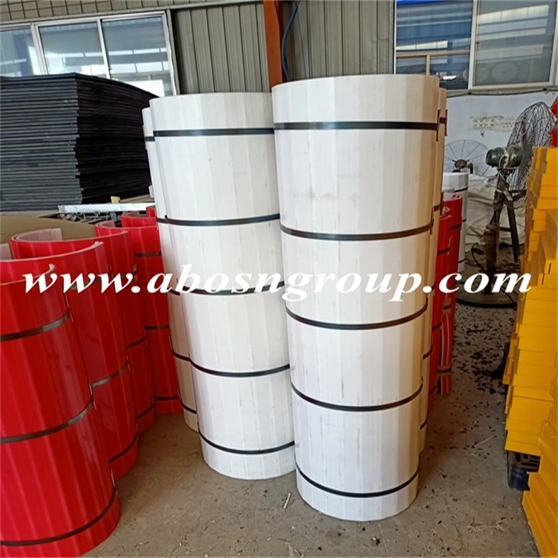 Double Color Bending UHMWPE Lining Board for Screw Conveyor