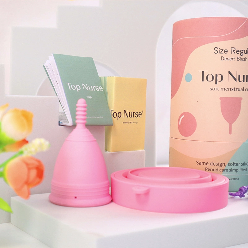 100% Silicone Medical Grade Leak Proof Menstrual Cup for Women