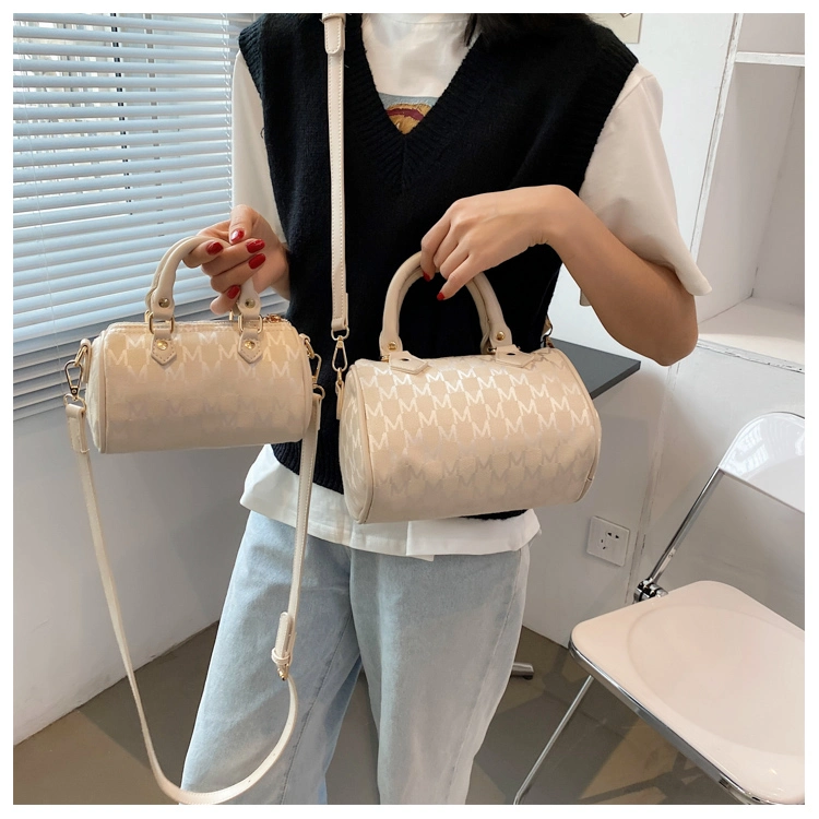 Embroidery Fabric Woman Handbags Fashion Lady Handbag Wholesale/Supplier Crossbody Shoulder Boston Bag