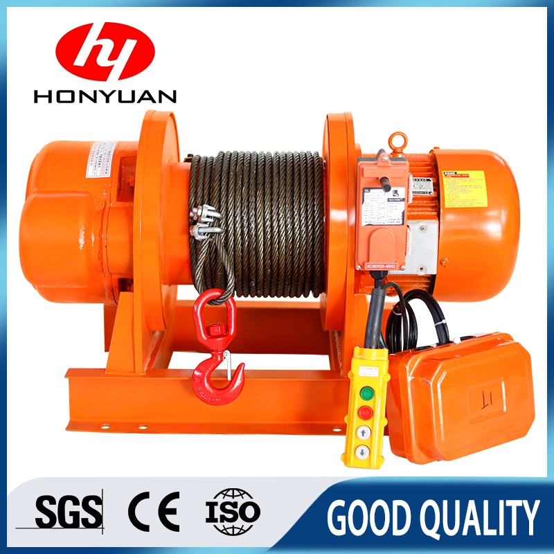 Promotion Price Professional Manufacturer 12V Winches Portable Capstan Electric Winch 2000 Lbs