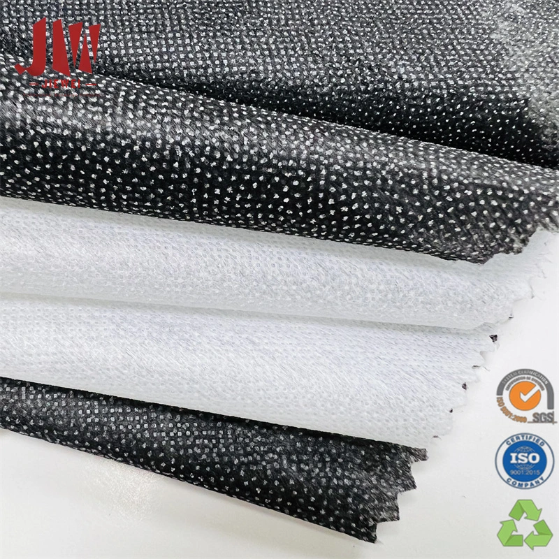 100% polyester non tissé Tissu d'interligne de fusible pour matériaux d'adaptation du vêtement