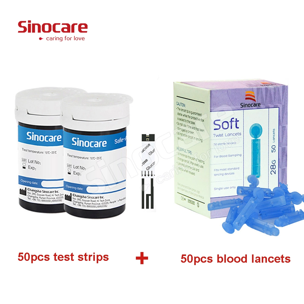 Sinocare Blood Glucose Meter Digital Glucose Meter Non Invasive Glucomet Brand Sensor Glucose Meter Blood Test Strips Glucometer