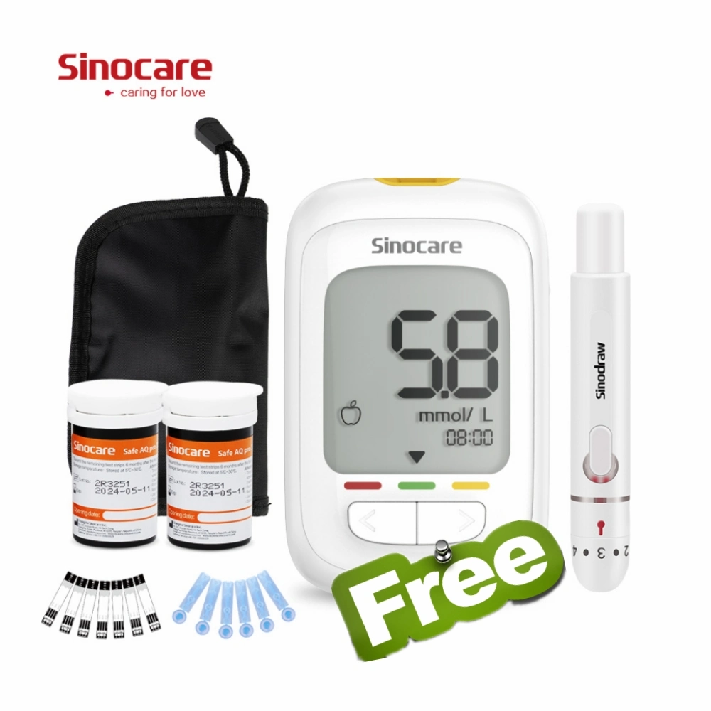 Sinocare Blood Glucose Meter Blood Glucose Monitor Digital Glucometer Glucose Monitoring System