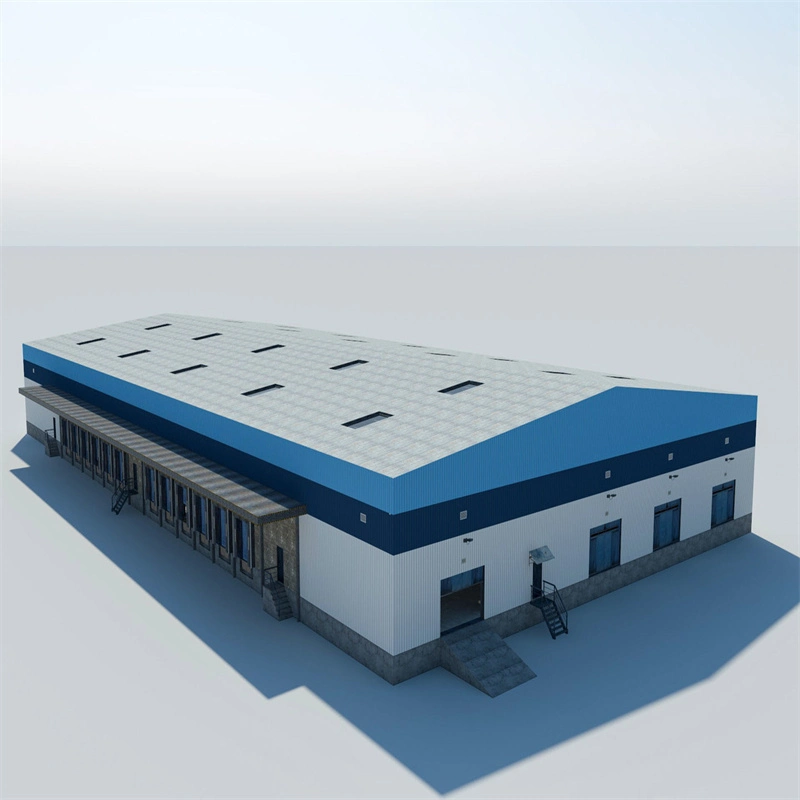 Prefabricated Large Span Insulated Prefabricated Steel Structure Metal Frame Pump Station