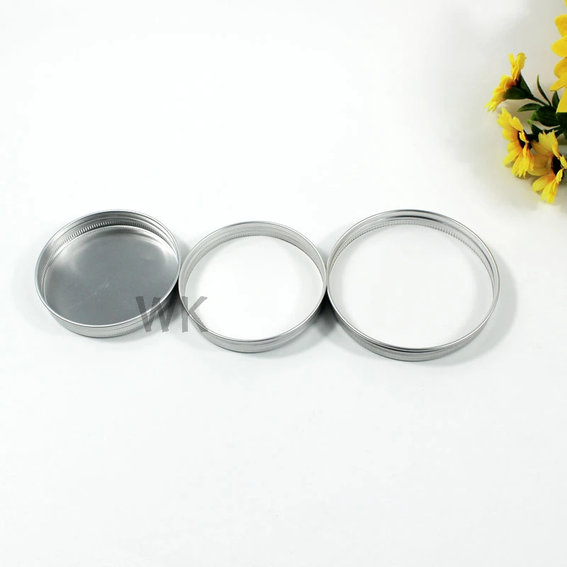 Custom Logo Canning Jar Lids Cosmetic Jar Lid Unishell Metal Lids Aluminum Screw Caps