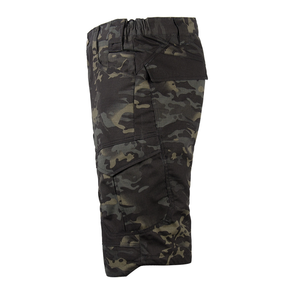 Black Cp Summer Men Outdoor Combat Tactical Multi-Pocket Cargo Shorts