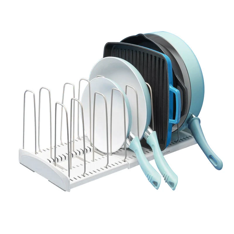 Kitchen Accessories Cabinet Dish Drying Rack Cookware Pans Platters Cutting Boards