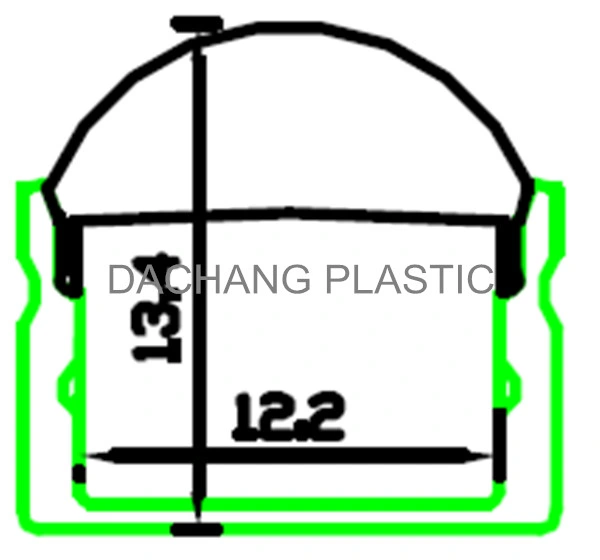 60 Degree Focus Lens for Recessed Aluminum LED Profile